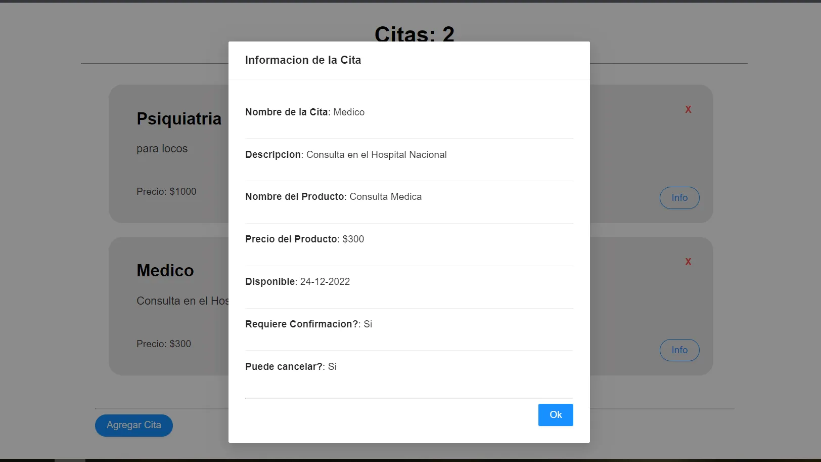 CitasApp preview